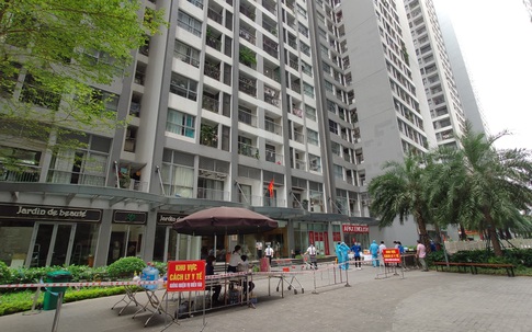 6 trường hợp dương tính mới của Hà Nội đều sinh sống ở KĐT Times City, trong đó có gia đình 4 người và 2 mẹ con người Ấn Độ