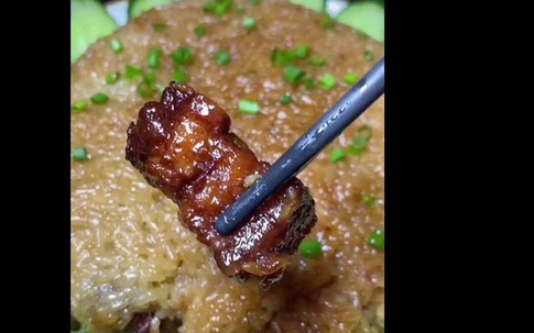 Cách làm món xôi thịt xào chua ngọt béo mà không ngấy