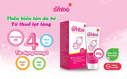 Kem Em Bé "4 trong 1" - Thấu hiểu làn da bé từ thuở lọt lòng