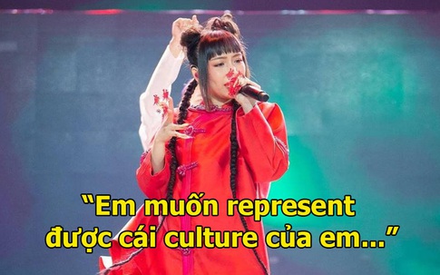 Con gái diva Mỹ Linh gây tranh cãi khi phát biểu nửa Việt nửa Anh: "Em muốn represent được cái culture của em là người Việt Nam"