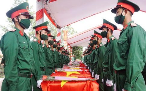 Nghệ An: Tổ chức trọng thể lễ an táng 95 liệt sĩ quân tình nguyện và chuyên gia Việt Nam