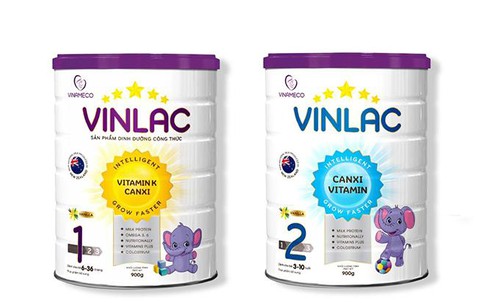 Sữa Vinlac Việt Nam - Bé tăng cân, cao lớn vượt trội - Người bạn đồng hành vì sự phát triển của trẻ em Việt Nam