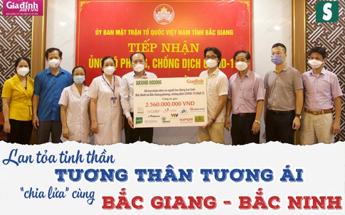 Hơn 2,5 tỷ đồng gửi tới tuyến đầu chống dịch Bắc Giang, Bắc Ninh