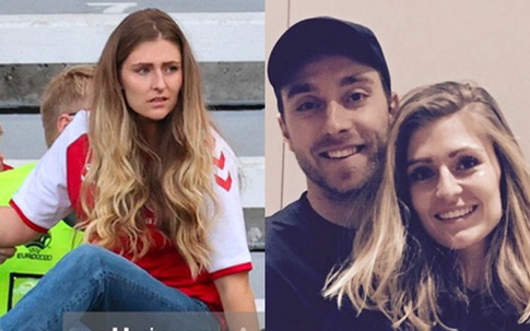 Người vợ xinh đẹp gắn bó 9 năm với Christian Eriksen - chàng tiền vệ đột quỵ trong Euro 2020 là ai?