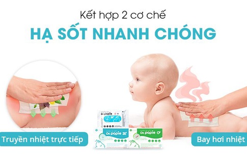 Khăn hạ sốt Dr.Papie có thực sự tốt?