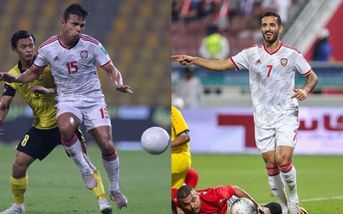 Cặp tiền đạo "sát thủ" của UAE khiến tuyển Việt Nam phải cảnh giác trong trận giành vị trí đầu bảng G đêm nay là ai?