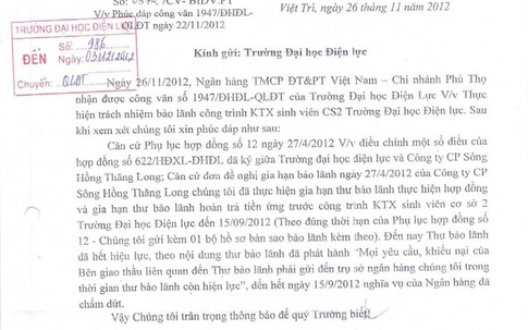 Hàng chục tỷ đồng “bốc hơi” ở ĐH Điện lực – Ai chịu trách nhiệm?: Khi Hiệu trưởng "thay quyền" Bộ trưởng
