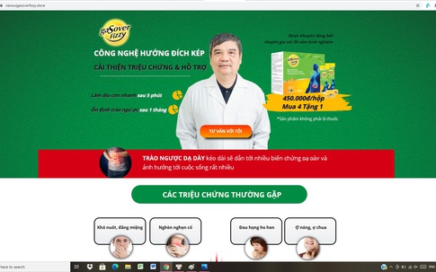 Elepharma: Vừa xin lỗi vẫn tiếp tục thổi phồng công dụng, dùng hình ảnh bác sĩ quảng cáo sản phẩm Gasover Fizzy