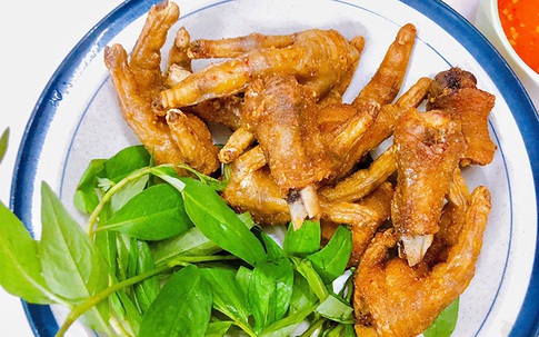 Cách làm chân gà chiên giòn lắc muối tỏi
