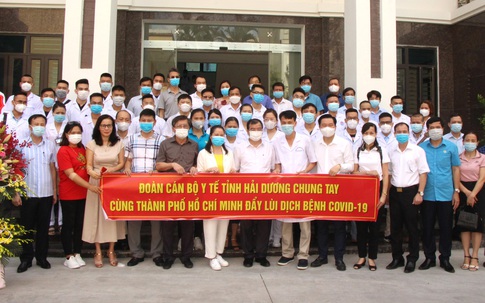 41 y bác sĩ Hải Dương "nam tiến" giúp TP.HCM chống dịch