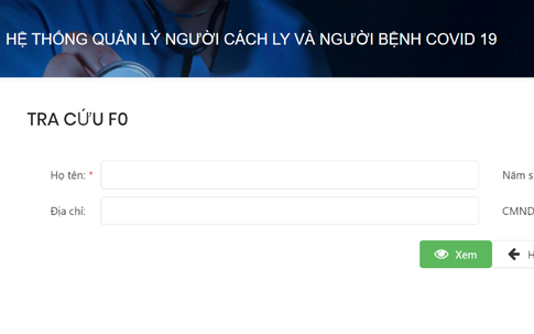 TP.HCM: Cách tra cứu thông tin người thân đang điều trị COVID-19