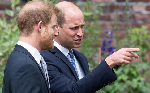 Khoảnh khắc tuyệt đẹp của Hoàng tử William và Harry trong lễ khánh thành tượng Công nương Diana