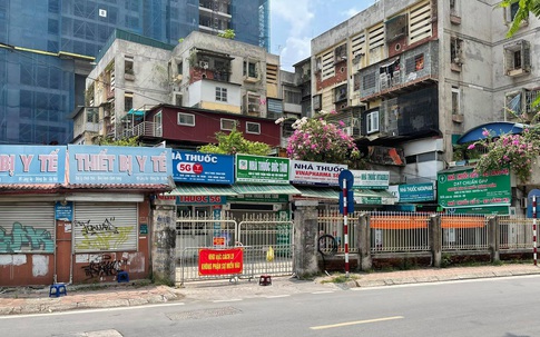 Cận cảnh khu vực chùm ca bệnh mới ở Hà Nội