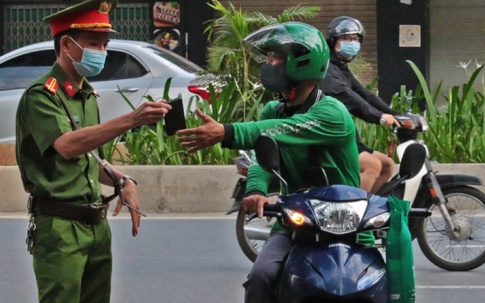 Grab dừng giao hàng ở Hà Nội