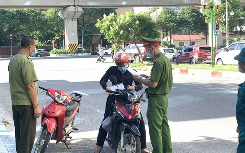 Trong 6 ngày đầu giãn cách, Hà Nội xử phạt hơn 5,4 tỷ đồng