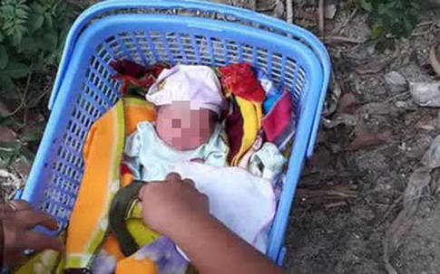Bé gái 2 ngày tuổi bị bỏ rơi dưới gốc cây xoài