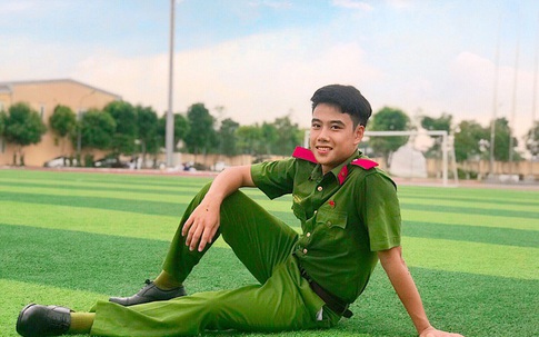 Nam sinh Nguyễn Doãn Cường nỗ lực phấn đấu trở thành lính trinh sát giỏi