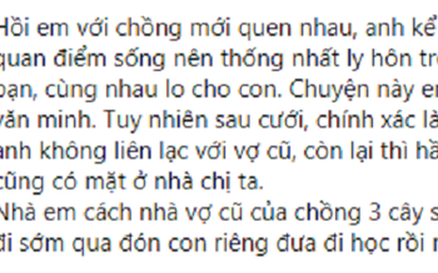 Nửa đêm vợ cũ gọi, chồng bật dậy định sang ngay nhưng còn chưa kịp xỏ giày thì đã vội quay về giường khi nhìn thấy thứ ngoài cửa