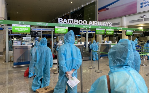 Bamboo Airways phối hợp thực hiện chuyến bay thứ 7 đưa công dân Bình Định về quê