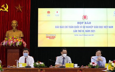 Thể lệ Giải báo chí toàn quốc "Vì sự nghiệp Giáo dục Việt Nam" năm 2021