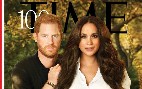 Meghan Markle "lấn át" Hoàng tử Harry trong khung hình ở bìa tạp chí Time, đằng sau đó còn là thông điệp sâu cay đến hoàng gia Anh