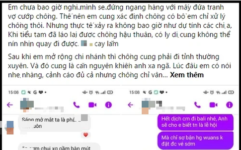 Đọc đoạn chat 18+ trong điện thoại chồng, vợ xử lý siêu ngầu sau câu thách thức của tiểu tam: "Sang em dạy cách làm vợ"