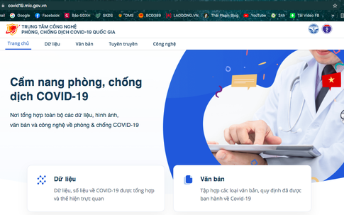 Phát hành bộ Cẩm nang điện tử phòng, chống dịch COVID-19, người dân có thể tìm kiếm các thông tin về dịch bệnh