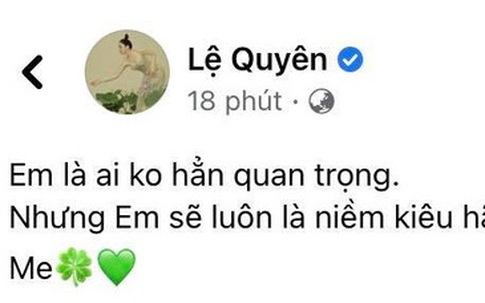Động thái 'dằn mặt' nhẹ nhàng mà sâu cay của Lệ Quyên khi bị mỉa mai 'tha cho Lâm Bảo Châu có vợ đi'