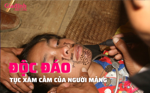 Tục xăm cằm của người Mảng