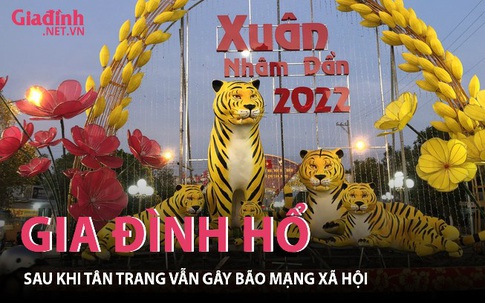 Hình ảnh “Gia đình hổ” sau khi tân trang tiếp tục gây bão mạng xã hội