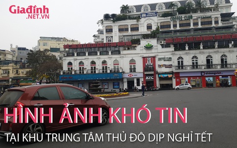 Hình ảnh khó tin tại khu trung tâm vui chơi giải trí của Thủ đô ngày nghỉ tết