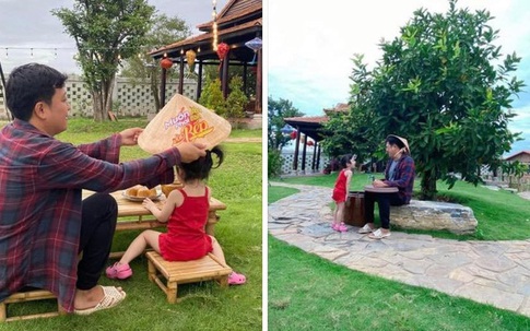 Con gái Trường Giang càng lớn càng lém lỉnh, lại còn thường xuyên cho Nhã Phương "ra rìa" khi gặp ba