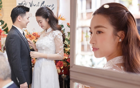 Hoa hậu Đỗ Mỹ Linh e lệ bên chồng doanh nhân, tiết lộ gia đình chồng tâm lý