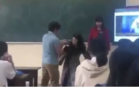 Vụ nữ giáo viên ở Huế bị đẩy ra khỏi lớp học: Hiệu trưởng nhà trường lên tiếng