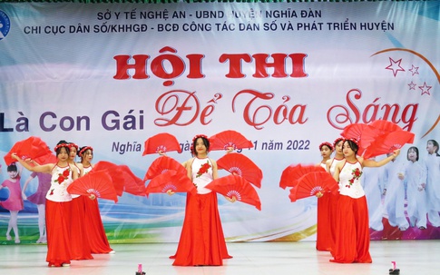 Nghệ An: Sôi nổi hội thi "Là con gái để tỏa sáng"