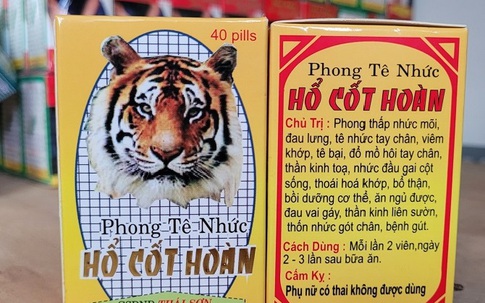 CẢNH BÁO: Thuốc giả Phong tê nhức Hổ Cốt Hoàn