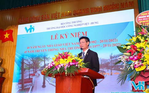 Lễ kỷ niệm 40 năm ngày nhà giáo Việt Nam và 45 năm ngày thành lập trường ĐH Việt - Hung