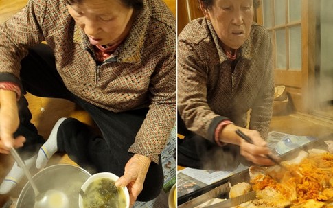 Mẹ chồng Hàn Quốc U80 tự tay làm tiệc sinh nhật cho con dâu Việt