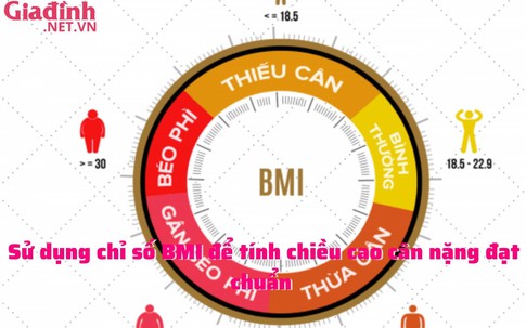 Sử dụng chỉ số BMI để tính chiều cao cân nặng đạt chuẩn