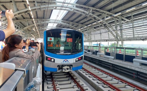 Dự kiến khai thác vận hành toàn tuyến metro số 1 vào cuối năm 2023