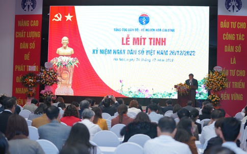 Mít tinh kỷ niệm Ngày Dân số Việt Nam và Tổng kết công tác dân số năm 2022, triển khai kế hoạch năm 2023