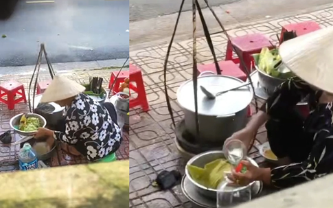 Người bán hàng rong đổ thức ăn thừa vào nồi nước dùng ở Khánh Hòa tiếp tục bị phạt