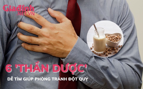 6 'thần dược' dễ tìm giúp phòng tránh đột quỵ