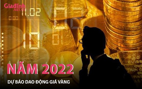 Dự báo về dao động giá vàng trong năm 2022