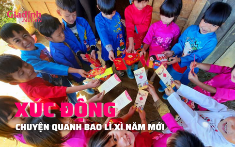 Những câu chuyện xúc động xoay quanh phong bao lì xì đầu năm