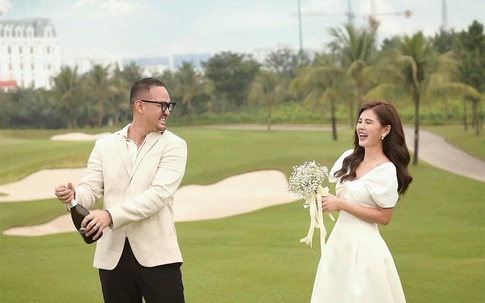 Chồng MC Thu Hoài: 'May mắn khi vợ biết chơi golf'