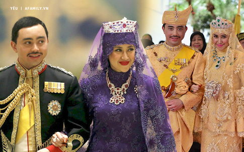 Đám cưới phủ vàng trong cung điện 1788 phòng của Hoàng tử Brunei và cuộc sống cực bất ngờ của nữ thường dân sau 7 năm bước chân vào cửa Hoàng tộc!