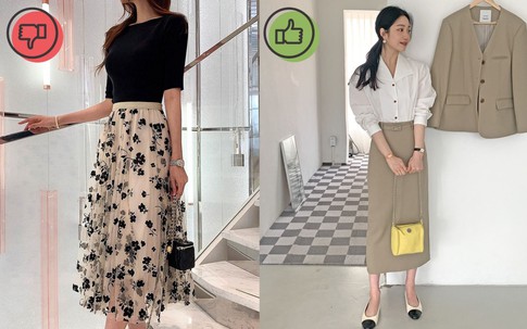 4 kiểu chân váy vừa già vừa lỗi mốt, mặc đi đâu cũng bị chê