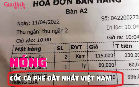 NÓNG: Chủ quán nói gì về cốc cà phê đắt nhất Việt Nam
