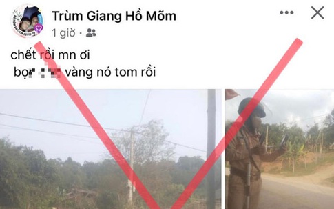 Công an làm việc với chủ tài khoản Facebook "Trùm Giang Hồ Mõm" vì xúc phạm cảnh sát giao thông